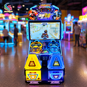 Machine de jeu d'arcade de course à monnayeur pour enfants, simulateur de conduite de voiture 3D, machine de jeu vidéo à vendre - Product Image 2