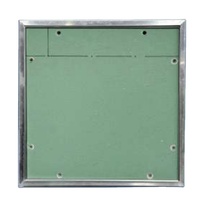 Plaque d'accès en alliage d'aluminium pour plafond, étanche et insonorisée, avec système de verrouillage à pression pour trappe de visite