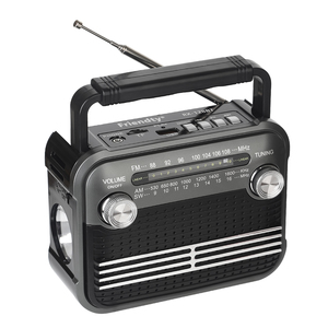 Di động có thể sạc lại đài phát thanh với USB TF phát lại FM/AM/SW 3 ban nhạc cho đèn pin & <span class=keywords><strong>Torch</strong></span> ánh sáng làm bằng nhựa - Product Image 6