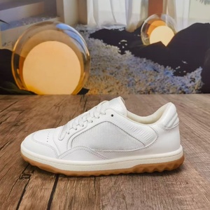 Zapatos Deportivos Casuales de Primavera, Verano y Otoño, Transpirables, con Parte Superior de Cuero Genuino, con Cordones, Amortiguación, Antideslizantes, de Goma - Product Image 2