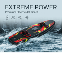 Planche de surf électrique TopSelling Crimson Neon Jetboard avec double repose-pieds, pour la course nautique, alimentée par batterie, DDP