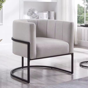 <span class=keywords><strong>Fauteuil</strong></span> rond moderne avec revêtement en <span class=keywords><strong>velours</strong></span> et structure en métal, <span class=keywords><strong>fauteuil</strong></span> <span class=keywords><strong>d</strong></span>'appoint confortable et luxueux <span class=keywords><strong>pour</strong></span> salon, chambre à coucher - Product Image 6