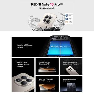 Teléfono Móvil Global <span class=keywords><strong>Xiaomi</strong></span> <span class=keywords><strong>Redmi</strong></span> <span class=keywords><strong>Note</strong></span> 15 <span class=keywords><strong>Pro</strong></span> 5G con 512 GB - Product Image 3