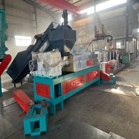 Mesin Granulasi Ekstruder Otomatis untuk Pembuatan Pelet dari Limbah HDPE/LDPE/PPR PP EPS PA Film, Kantong, Botol, dan Lainnya