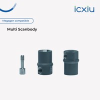 Corps de numérisation composite de précision compatible Megagen pour un positionnement stable lors de la numérisation d'implants et du flux de travail de modélisation numérique