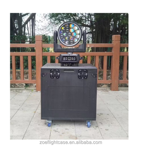 Custodia di volo su misura in plastica ABS FLYCASE ROAD Case per palco a testa mobile fascio LED Par luce LED pista da ballo - Product Image 3