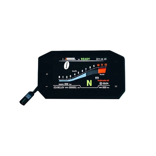 SiAECOSYS New Arrival 5inch TFT SCJ5066-1 Speedometer CAN One-Lin Version for Electric Motorcycle DC 12-120V Motorcycle Meter