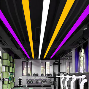 Светодиодный светильник CE UL из железа, черный корпус, бесшовное линейное соединение, для офиса, современный дизайн, с регулировкой яркости, Gmy - Product Image 1