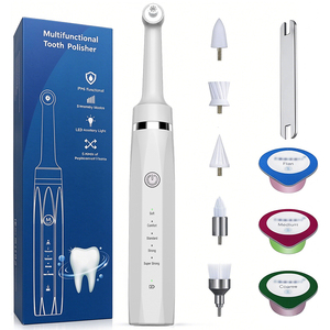 5 cabezales de repuesto portátil eléctrico <span class=keywords><strong>blanqueador</strong></span> de dientes máquina pulidora de dientes para uso doméstico con <span class=keywords><strong>pasta</strong></span> de pulido - Product Image 1