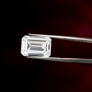 Diamante Sintetico HPHT CVD di Alta Qualità con <span class=keywords><strong>Certificato</strong></span> IGI, 1.0ct D VVS1 Taglio Smeraldo per Creazione di Gioielli, Diamante Marino - Product Image 4