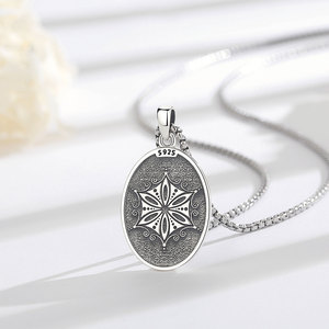 Changda afrodite <span class=keywords><strong>mitologia</strong></span> <span class=keywords><strong>greca</strong></span> collana argento 925 protettore spirituale ciondolo gioielli Unisex regalo - Product Image 3