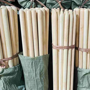 New Acasia Broom Handle Hot Sale Flower Broom Sticks Myanmar China Products Wood Stick 2m
