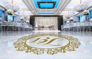 Adesivo e Decalcomania <span class=keywords><strong>Personalizzati</strong></span> per Pista da Ballo Matrimoniale - Riutilizzabile, Resistente all'Acqua, Resistente ai Raggi UV, Ecologico, Decorazione per Feste con Nomi <span class=keywords><strong>Personalizzati</strong></span> - Product Image 5