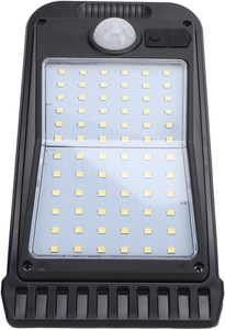 Lampe de nuit LED solaire étanche avec détecteur de mouvement, s'allume automatiquement pour l'extérieur, mur, cour, clôture, porche, obscurité, pour usage en jardin - Product Image 3