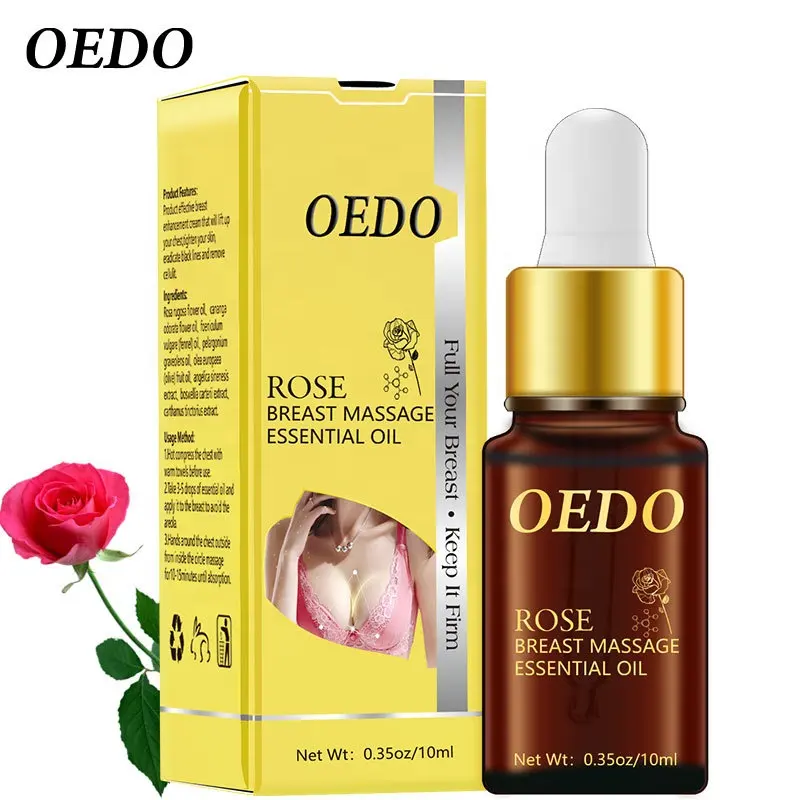 OEDO Rose plante rehausseur de sein huile de Massage traitement d'agrandissement des seins Lifting des seins attrayant taille au-dessus raffermissement des seins