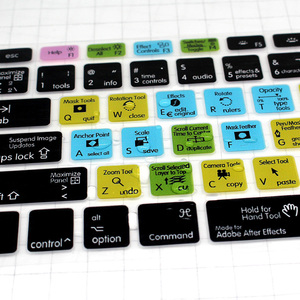Atajos de teclado piel funcional funda de silicona española para macbook pro 13 pulgadas para <span class=keywords><strong>adobe</strong></span> after <span class=keywords><strong>effects</strong></span> - Product Image 3