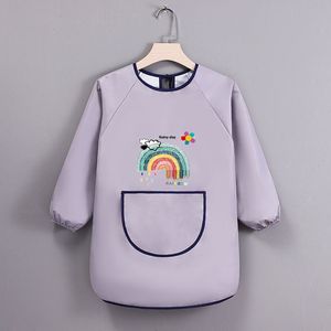 カスタマイズ可能な長袖防水書道と絵画小学校と幼稚園の料理のための子供のエプロン