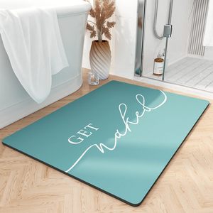Diatomo personalizzato in cotone morbido asciugatura rapida <span class=keywords><strong>grande</strong></span> hotel in silicone super assorbente per bambini veloce asciutto antiscivolo carino tappetino da <span class=keywords><strong>bagno</strong></span> - Product Image 1