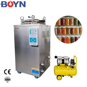 BNCLS-35/50/75/100/150LD cibo verticale pressione sterilizzatore a vapore cottura contro pressione attrezzature sterilizzatore - Product Image 5