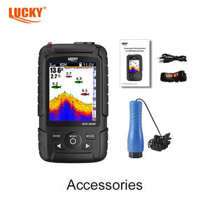 Détecteur de poissons Lucky Ice Fishing avec sonar filaire à écran couleur, profondeur 0,6-73 m, pour utilisation en extérieur - Product Image 2