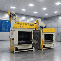 Machine de sablage à bande transporteuse série Q3210, certifiée CE, nettoyage automatique par moteur, dérouillage de petites pièces
