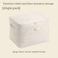 Organisateur de vêtements en tissu de grande capacité de conception visuelle pour la technique de couture de stockage de garde-robe et de chambre à coucher