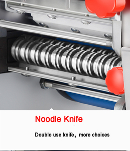 เครื่องตัดแป้งไฟฟ้าสำหรับทำเบเกอรี่ ขนาดเล็ก อัตโนมัติ สำหรับทำราเม็ง อุด้ง โฟ บะหมี่กึ่งสำเร็จรูป และบะหมี่สด - Product Image 4