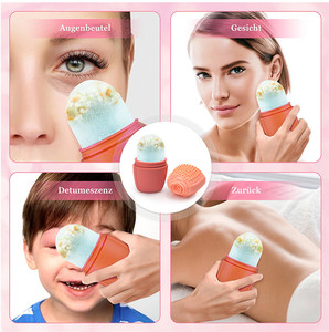 Reusable Silicone Eye Massager Mold for Cold <b>Face</b> Beauty Relieves Puffiness with Ice Roller Relaxing <b>Face</b> Massage Tool - Product Image 4