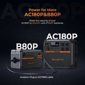 All in One 300W 500W 2000W 1800 1000 Watt Outdoor Home Litium Portable Solar <b>Generator</b> With Solar Panels AC180P <b>Camping</b> Solar - Product Image 5