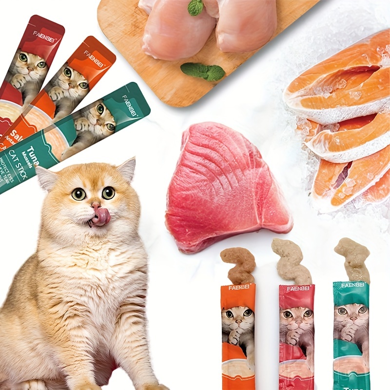 60 шт./коробка, мягкие закуски из мяса для кошек