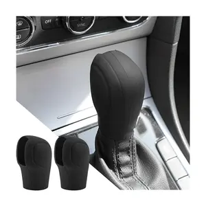 Universal Anti-Slip Elastic Silicone Car Automatic Shift Protector Cover Car Gear Shift Knob Cover