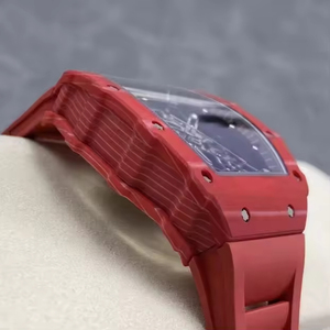 2026 Designer Red Carbon Fiber RM35-02 Men's <b>Automatic</b> Mechanical <b>Watch</b>, High-Quality Sapphire Crystal Hollow <b>Skeleton</b> <b>Watch</b> - Product Image 4