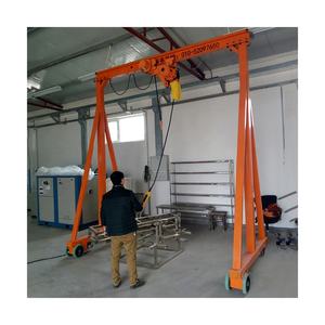 رافعة جسرية متحركة للمستودعات بسعة 2 طن و3 و5 و10 طن و5000 كجم، رافعة صغيرة محمولة على شكل حرف A مع عجلات للبيع - Product Image 6
