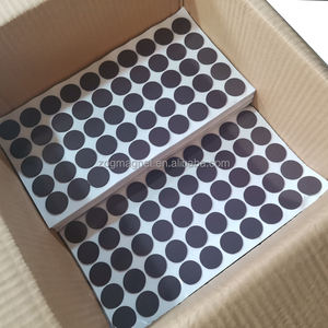 Aimant de réfrigérateur personnalisé en forme ronde, 1 pièce, feuille magnétique, souvenir, pour bricolage - Product Image 6