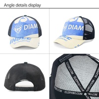 Casquette de camionneur de sport 5 panneaux en maille personnalisée impression logo plaine Snapback casquette de camionneur de baseball rétro canard réglable
