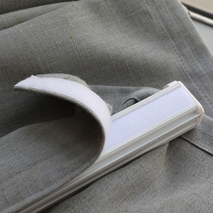 Innermor Solid Faux tenda di lino romano tenda Per soggiorno metà Blackout romano tende a rullo per finestra Della Cucina Su Misura - Product Image 6