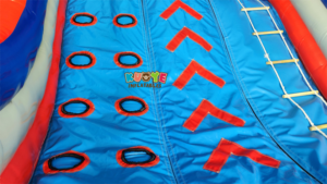 Nouveau design commercial <span class=keywords><strong>Ninja</strong></span> Wall Challenge gonflable drôle d'extérieur <span class=keywords><strong>Ninja</strong></span> Wall jeu de toboggan gonflable pour enfants et adultes - Product Image 4