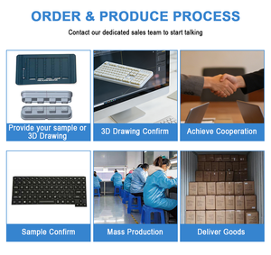 Teclado de Silicona Dedicado, Anti-Mordidas, Personalizado <span class=keywords><strong>para</strong></span> Equipos de Entrenamiento de <span class=keywords><strong>Perros</strong></span>, Dispositivo de Control de Entrada Duradero <span class=keywords><strong>para</strong></span> Entrenadores de Mascotas - Product Image 5