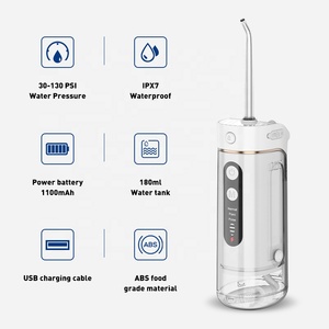 Mini <span class=keywords><strong>irrigador</strong></span> portátil de agua, limpiador bucal recargable por USB, <span class=keywords><strong>irrigador</strong></span> bucal inalámbrico para el cuidado <span class=keywords><strong>dental</strong></span> con bolsa de viaje - Product Image 5