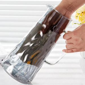 Ensemble de 5 carafes en verre résistant à la chaleur de 1,5 L, <span class=keywords><strong>carafe</strong></span> en <span class=keywords><strong>cristal</strong></span> avec électrodéposition, vente en gros pour cadeaux personnalisés - Product Image 6