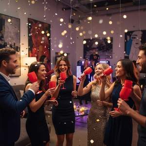 Copas de Vino de Plástico de Colores en Oferta, Copas de Vino de Plástico Elegantes de 16 oz - Product Image 3