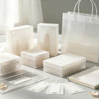 Papier calque semi-transparent écologique et recyclable 52-285 GSM pour étiquettes suspendues haut de gamme, emballages cadeaux élégants/étiquettes d'enveloppes