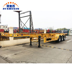 2018 Semi remolque 2/<span class=keywords><strong>3</strong></span> eje esqueleto 20ft envío remolque contenedor - Product Image 5