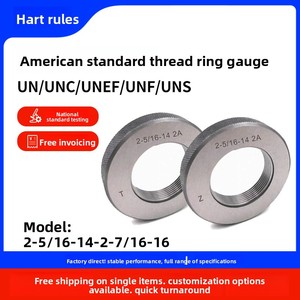 Калибры для проверки резьбы американского стандарта (Go/No-Go) 2A 1/4-20, 3/4-10, 1-1/2-6-8-10-12-16-18-20-27, 1-9/16 - Product Image 5