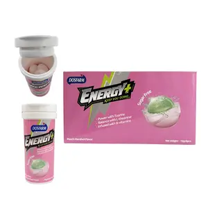 Vitamins Peach Menthol Flavor Balance With L-theanine Center Filled Mints Cooling Sugar Free Energy Candies
