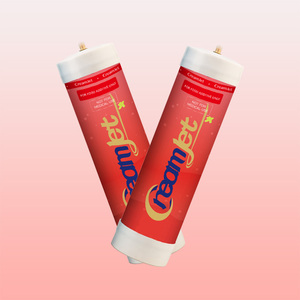 CreamJet Entrepôt UE 2 pièces/boîte Faible MOQ Cylindre de gaz CO2/N2 de qualité alimentaire pour crème fouettée pour outils de pâtisserie - Product Image 1