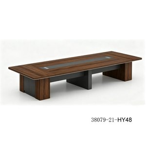 Modern Executive Wood <b>Desk</b> With Storage <b>Cabinet</b> 38079-21-M18X Freestanding Office Furniture - Product Image 4