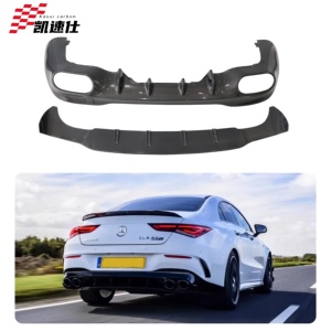 Chất Lượng Cao Sợi <span class=keywords><strong>Carbon</strong></span> Khuếch Tán Phía Sau Cho Mercedes <span class=keywords><strong>Benz</strong></span> Class Cla W118 <span class=keywords><strong>AMG</strong></span> Nâng Cấp Cơ Thể Kit Thương Hiệu Mới Phía Sau Môi Phía Sau Bumper Lip - Product Image 1