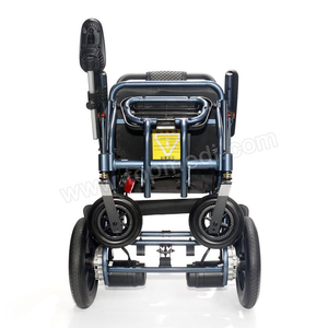 Silla de Ruedas Eléctrica Plegable Ligera de Aleación de Aluminio, Plegado con una Sola Tecla, Apta para Transporte Aéreo con Batería de Litio Segura - Product Image 4