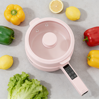 Mini-casserole électrique multifonctionnelle en céramique antiadhésive, portable, pour la cuisson et la friture – Vente en gros usine